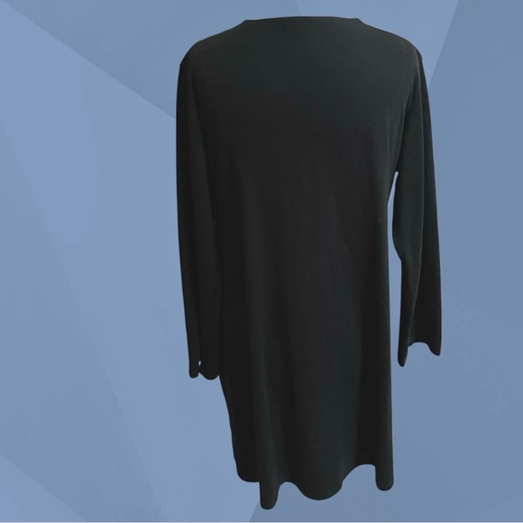 Jones New York~Sheath Dress~Size L Black~Lace Waist—Lightweight - Picture 3 of 8